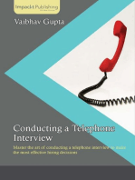 Conducting a Telephone Interview: Master the art of conducting a telephone interview to make the most effective hiring decisions