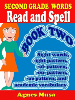 Second Grade Words Read And Spell Book two