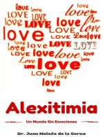 Alexitimia, un Mundo Sin Emociones