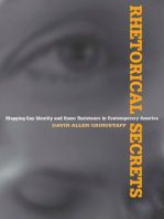 Rhetorical Secrets: Mapping Gay Identity and Queer Resistance in Contemporary America