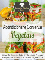 Acondicionar e Conservar Vegetais