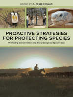 Proactive Strategies for Protecting Species: Pre-Listing Conservation and the Endangered Species Act