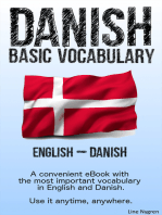 Basic Vocabulary English - Danish: A convenient eBook with the most important vocabulary in English and Danish