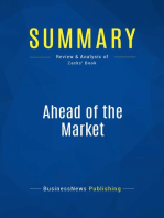 Ahead of the Market (Review and Analysis of Zacks' Book)