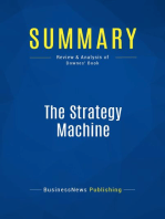 The Strategy Machine (Review and Analysis of Downes' Book)