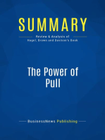 The Power of Pull (Review and Analysis of Hagel, Brown and Davison's Book)