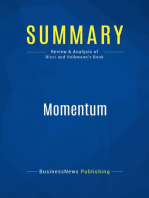 Momentum (Review and Analysis of Ricci and Volkmann's Book)