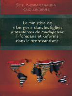 Le ministère de « berger » dans les Églises protestantes de Madagascar, Fifohazana et Réforme dans le protestantisme