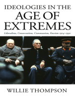 Ideologies in the Age of Extremes: Liberalism, Conservatism, Communism, Fascism 1914-1991