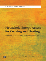 Household Energy Access for Cooking and Heating: Lessons Learned and the Way Forward