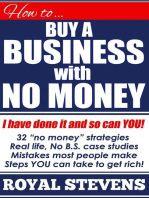 How To Buy A Business With No Money