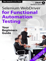 Absolute Beginner (Part 1) Selenium WebDriver for Functional Automation Testing