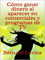 Cómo ganar dinero al aparecer en comerciales y programas de TV