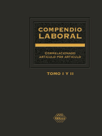 Compendio Laboral 2016: Correlacionado Artículo por Artículo. Tomo I y II