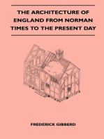 The Architecture Of England From Norman Times To The Present Day