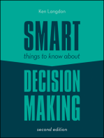 Smart Things to Know About Decision Making