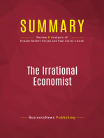 Summary: The Irrational Economist: Review and Analysis of Erwann Michel-Kerjan and Paul Slovic's Book