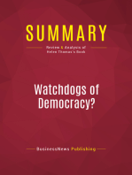 Summary: Watchdogs of Democracy?: Review and Analysis of Helen Thomas's Book