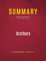 Summary: Brothers: Review and Analysis of David Talbot's Book