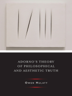 Adorno's Theory of Philosophical and Aesthetic Truth