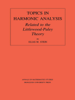 Topics in Harmonic Analysis Related to the Littlewood-Paley Theory