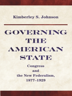 Governing the American State: Congress and the New Federalism, 1877-1929