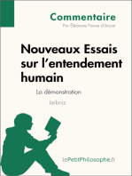 Nouveaux Essais sur l'entendement humain de Leibniz - La démonstration (Commentaire): Comprendre la philosophie avec lePetitPhilosophe.fr