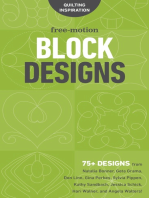 Free-Motion Block Designs: 75+ Designs from Natalia Bonner, Geta Grama, Don Linn, Gina Perkes, Sylvia Pippen, Kathy Sandbach, Jessica Schick, Hari Walner, and Angela Walters!