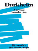 Durkheim: A Critical Introduction