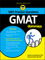 GMAT: 1,001 Practice Questions For Dummies