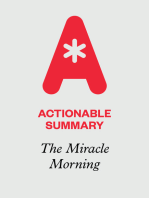 Actionable Summary of The Miracle Morning by Hal Elrod