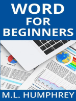 Word for Beginners: Word Essentials, #1