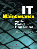 IT Maintenance: Applied Project Management