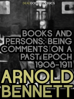 Books and Persons: Being Comments on a Past Epoch (1908-1911)