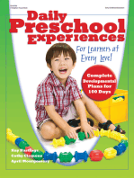 Daily Preschool Experiences: For Learners at Every Level