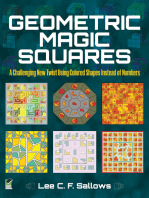 Geometric Magic Squares: A Challenging New Twist Using Colored Shapes Instead of Numbers