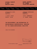 Development and Distribution of Discontinuous Morphological Variation of the Human Infracranial Skeleton