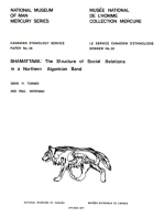 Shamattawa: The structure of social relations in a northern Algonkian band