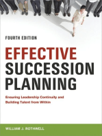 Effective Succession Planning: Ensuring Leadership Continuity and Building Talent from Within