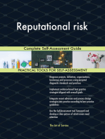 Reputational risk Complete Self-Assessment Guide