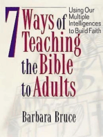 7 Ways of Teaching the Bible to Adults: Using Our Multiple Intelligences to Build Faith