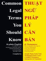 Common Legal Terms You Should Know: In Plain English and Vietnamese