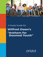 A Study Guide for Wilfred Owen's "Anthem for Doomed Youth"