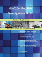 GIAC Certified Unix Security Administrator Standard Requirements