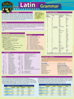 Latin Grammar: a QuickStudy Language Reference Guide