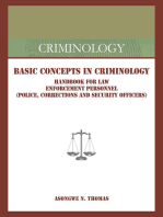 Basic Concepts in Criminology: Handbook for Law Enforcement Personnel (Police, Corrections and Security Officers)