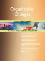 Organization Changes Standard Requirements