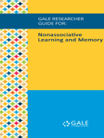 Gale Researcher Guide for: Nonassociative Learning and Memory