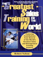 The Greatest Sales Training In The World