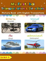 My First Thai Transportation & Directions Picture Book with English Translations: Teach & Learn Basic Thai words for Children, #14